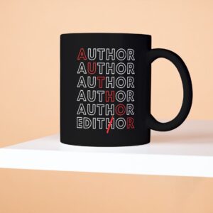 Mug 'Author' Warna Hitam
