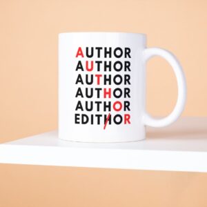Mug 'Author' Warna Putih